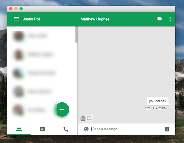 is there a google hangouts app for mac