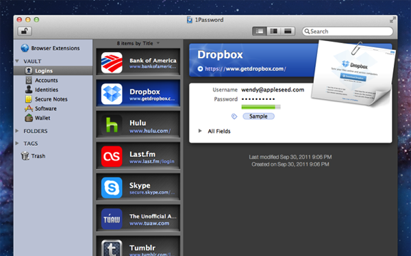 Free password manager for mac